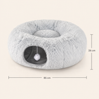 Multifunctional Cat Bed with Tunnel and Peephole