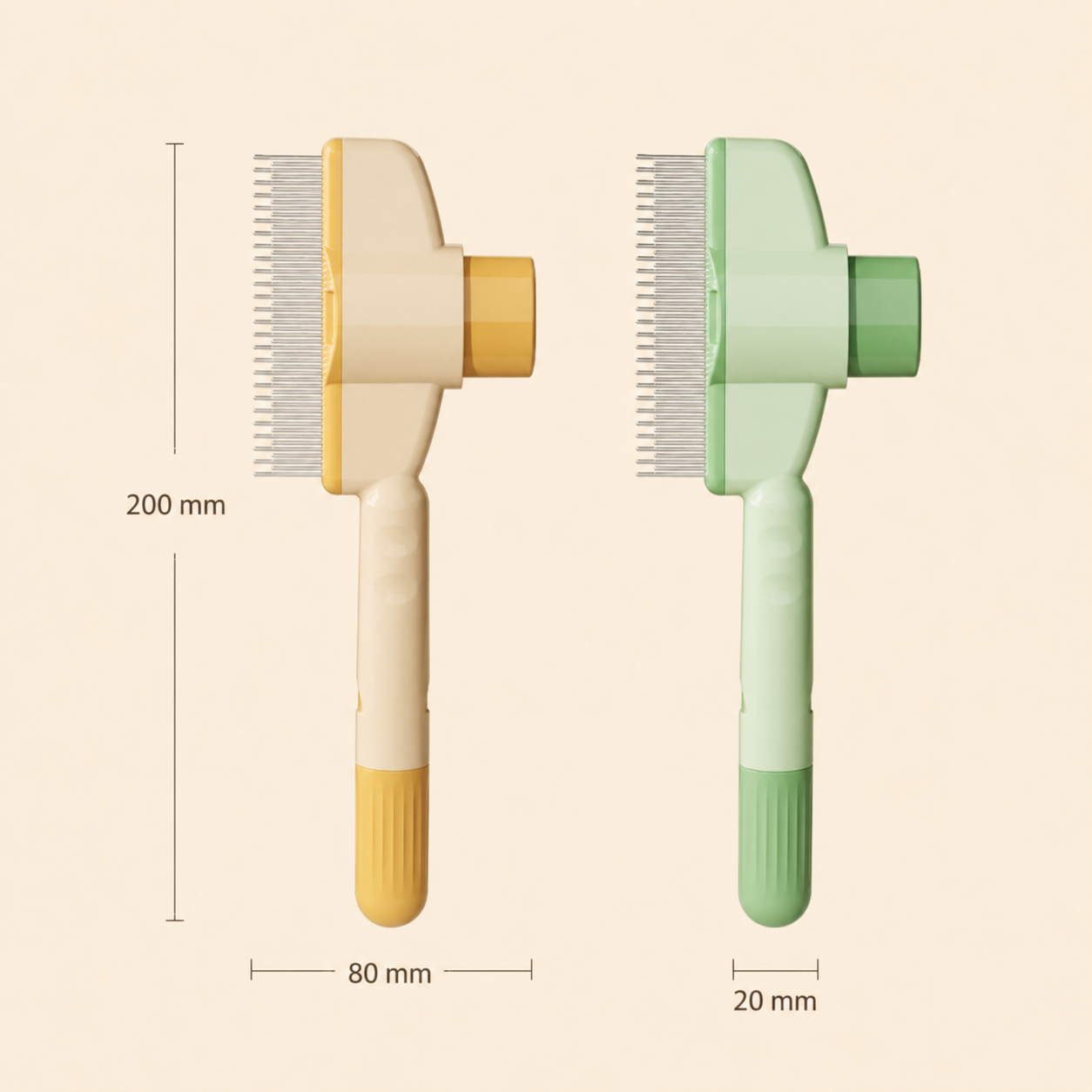 Self-Cleaning Pet Grooming Comb